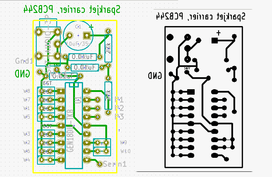 Speakjet carrier PCB
